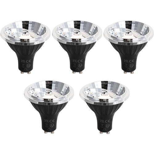 LUEDD Komplet 5 GU10 3-stopenjskih zatemnitvenih LED žarnic 70 mm 6,5 W 600 lm 2700 K Cene