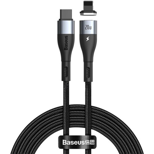 Baseus Zinc USB Type C - Lightning magnetni kabel Power Delivery 20 W 2 m črn Cene