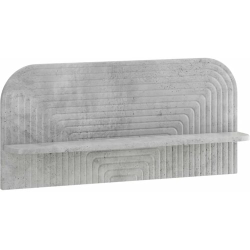  Zidna polica 2 kom. Betonska siva 80 5 x 13 5 x 37 5 cm - Betonska siva 80 5 cm Slike