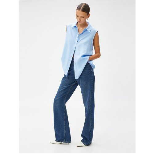 Koton Sleeveless Basic Shirt Buttoned Slike