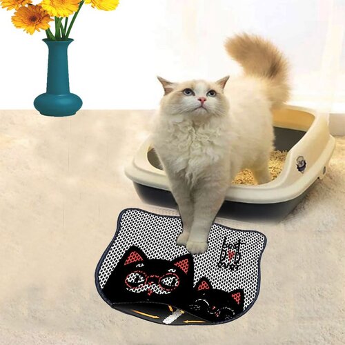 WALLXPERT Kdkafa0215 multicolor cat litter mat Cene