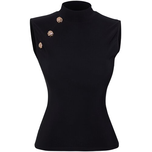 Trendyol Ženska bluza Tprss25Bz00020, Crna Cene