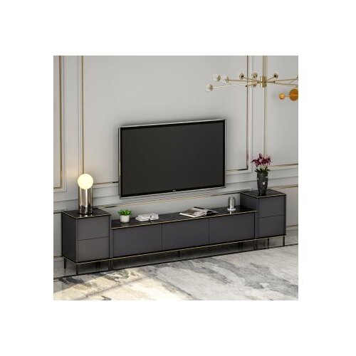 Hanah home Hanah kućna TV komoda Imaj Antracit Slike