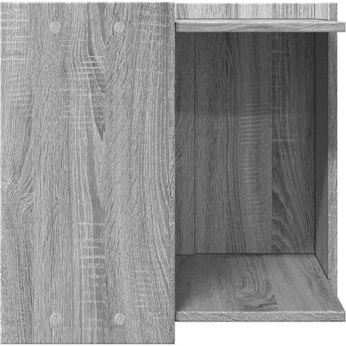 VidaXL Omara za mačje strani&amp;scaron;če siva sonoma 53x53x51 cm inženirski les Slike