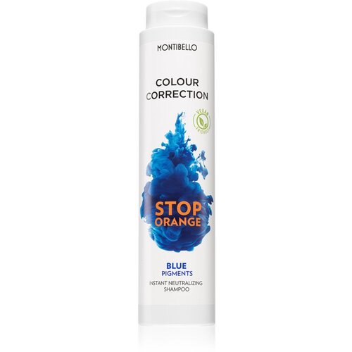 Montibello Colour Correction Stop Orange &amp;scaron;ampon za posvetljene in blond lase za nevtralizacijo medeninastih podtonov 300 ml Slike