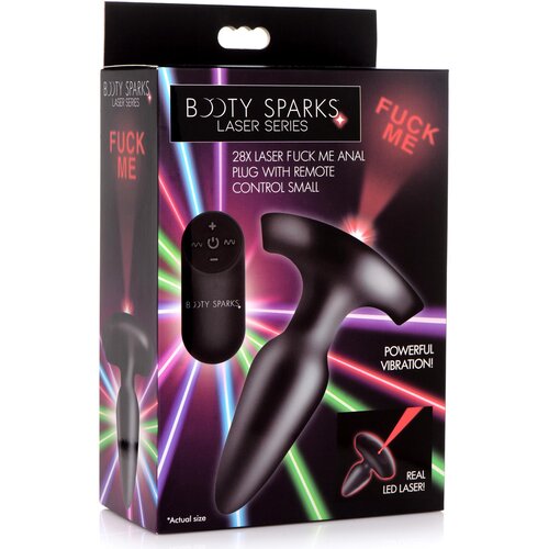 Booty Sparks Laser Fuck Me Small Anal Plug with Remote Control Black Cijene