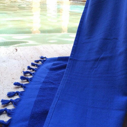 monaco - parliament blue parliament blue fouta (beach towel) Slike