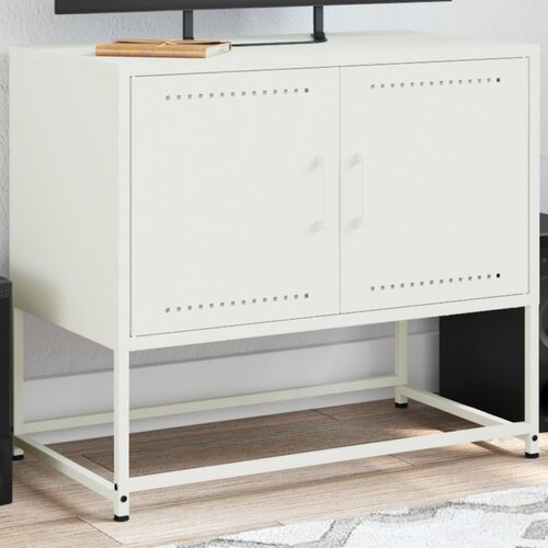 vidaXL TV omarica bela 68,5x39x60,5 cm jeklo Cene