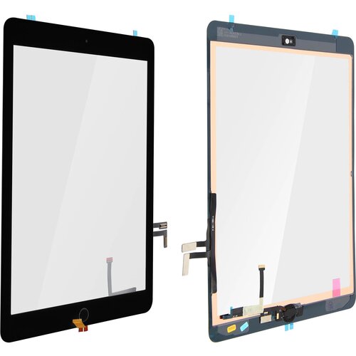AVIZAR Nov povezovalni kabel z gumbom za zacetni zaslon s crnim okvirjem na dotik str. Apple iPad 5 / iPad 6 / iPad Air, (20886100) Slike