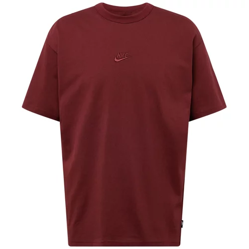 Nike Sportswear Majica 'Essential' temno rdeča