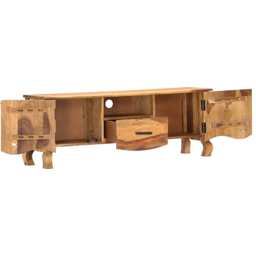 Maison Chic TV omarica - TV stojalo - Televizijska omarica 115x30x42 cm trden palisander, (21700145) Slike