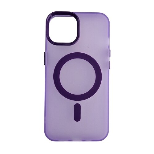  Silikonska futrola Magsafe FLURO COLOR Iphone 13/14 LJUBIČASTA Cene