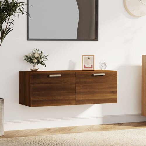 vidaXL zidni ormarić Smeđi hrast 100 x 36,5 x 35 cm konstruirano drvo Cijene