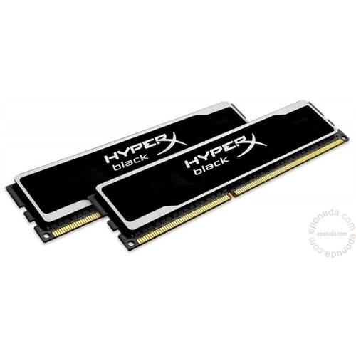 Kingston DIMM DDR3 2x8GB 1600MHz HyperX Black CL10, KHX16C10B1BK2/16 ram memorija Slike
