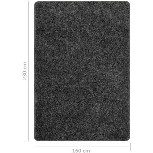VidaXL Čupavi tepih tamnosivi 160 x 230 cm protuklizni Slike
