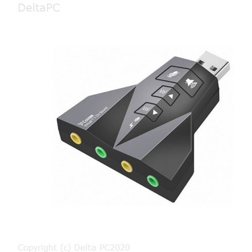 Hytech HY-U710 USB zvucna kartica 7.1 dual channel Slike