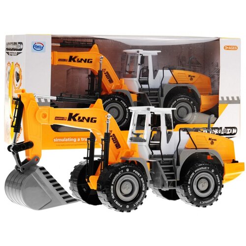  Traktor za igru "King" - 46 cm - žuti Cijene