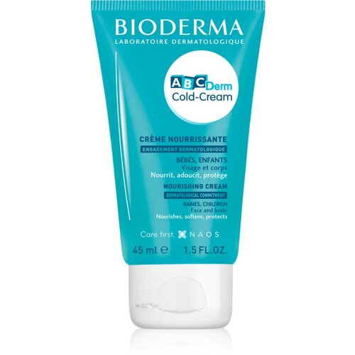 Bioderma aBCDerm Cold-Cream Face &amp;amp; Body negovalna za&amp;scaron;čitna krema za obraz in telo 45 ml za otroke Slike