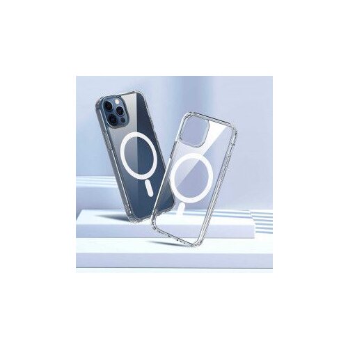 DEVIA Maska Hard Case Pure Clear Magnetic Za Iphone 15 Pro Transaprent Slike
