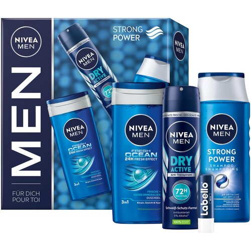 Nivea muški Set Strong Power 4 Proizvoda Cene