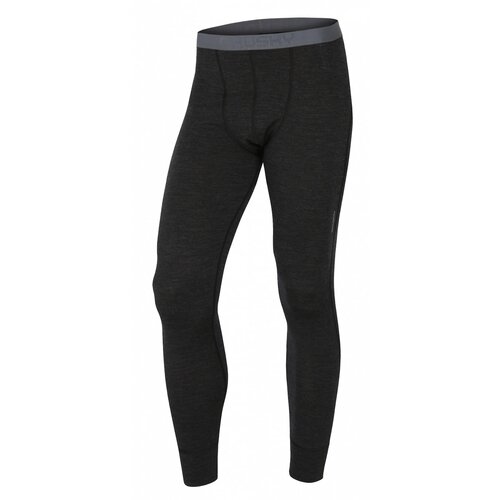 Husky Merino thermal underwear Men's pants black Slike