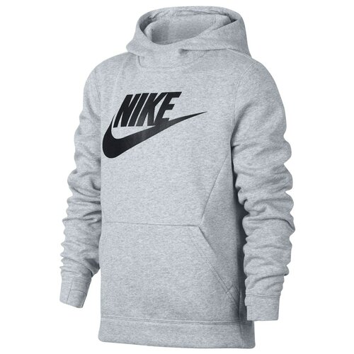 Nike Sportska odjeća Club Fleece Big Kids 'Pulover Hoodie siva Slike