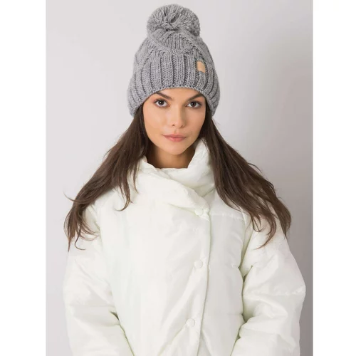 Fashion Hunters Gray warm winter hat