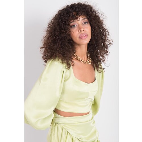 Fashion Hunters Lime women&amp;#039;s BSL blouse Slike