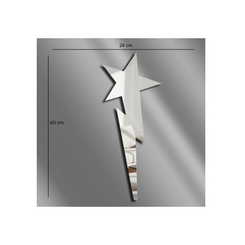 Wallxpert dekorativno ogledalo Ozgl521 silver Slike