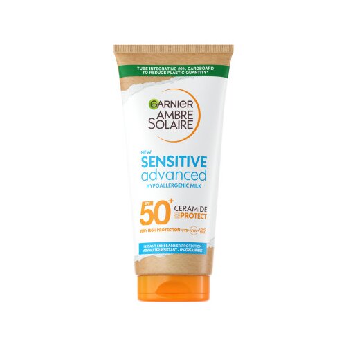 Garnier Ambre Solaire mleko za sončenje z za&amp;scaron;čitnim faktorjem SPF50 - Sensitive Milk SPF50 Slike