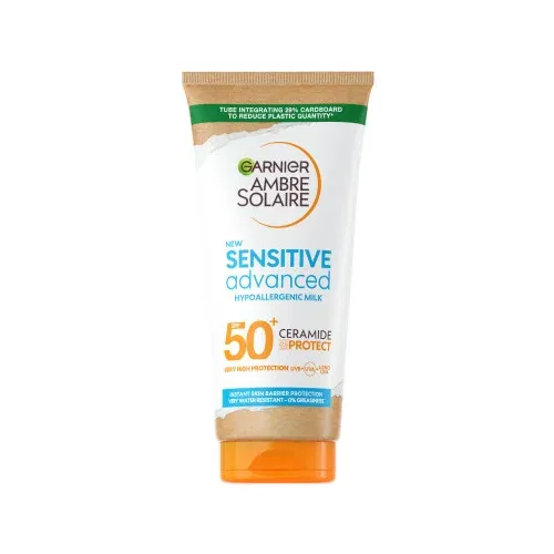 Garnier Ambre Solaire mleko za sončenje z zaščitnim faktorjem SPF50 - Sensitive Milk SPF50