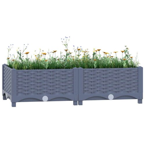  Visoka greda 80x40x23 cm polipropilen, (20618518) Cene
