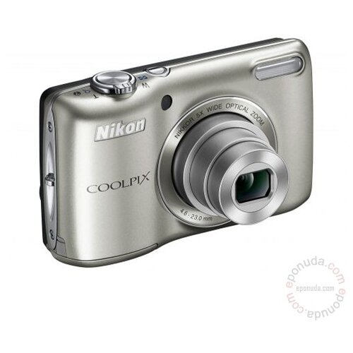 Nikon Coolpix L26 Silver digitalni fotoaparat Slike