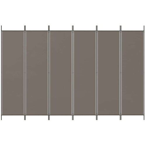  pregrada s 6 panela antracit 300 x 220 cm od tkanine Slike