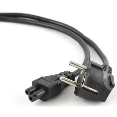 Gembird PC-186-ML12-1M Detelina napojni kabl za notebook 1m, Crni Slike