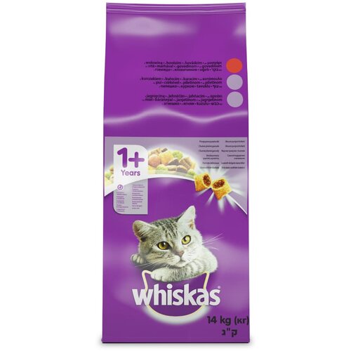 Whiskas briketi Govedina 14kg Hrana za mačke Cene