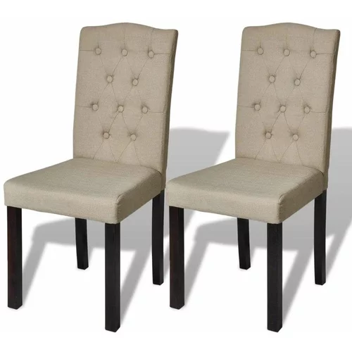  Jedilni stoli 2 kosa kamelje blago, (20701426)