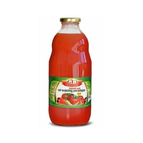Tanasić paradajz sok blago ljuti 1L Slike