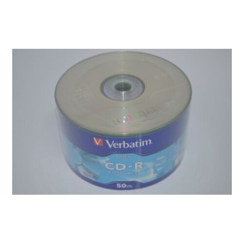 Verbatim CD-R 52X 700MB 50 PACK WRAP EXTRA PROTECTION, (557317) Cene