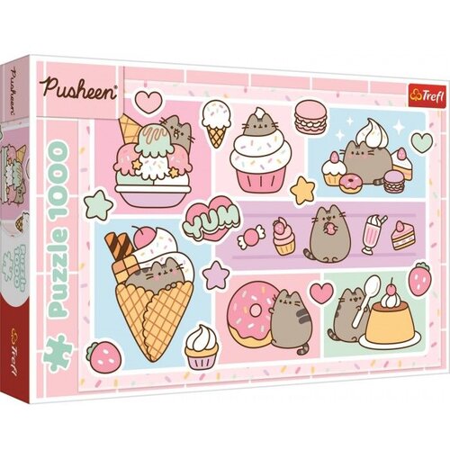 Trefl Puzzle Slatki Pusheen - 1.000 delova Slike