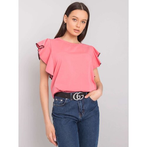 Fashion Hunters Vanesia dusty pink blouse Slike