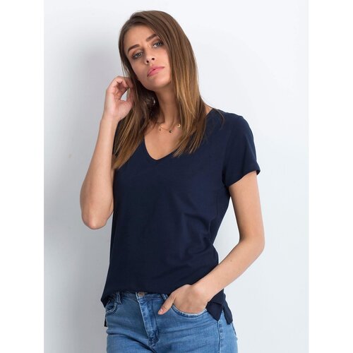 Fashion Hunters Navy Square T-Shirt Slike