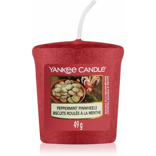 Yankee Candle Peppermint Pinwheels votivna sveča 49 g