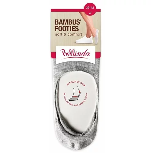 Bellinda BAMBOO FOOTIE SOCKS - Bamboo very low women's socks - black