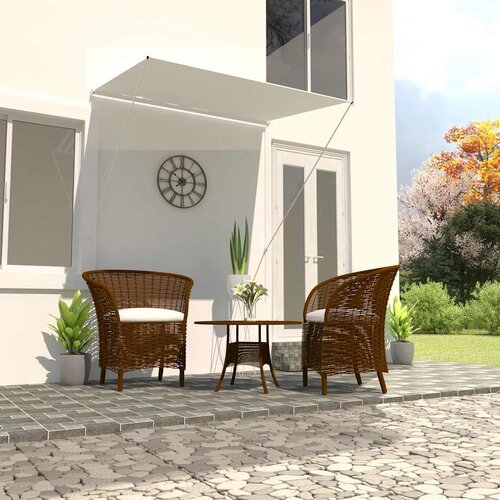 Tenda na uvlačenje 150 x 150 cm krem Cijene