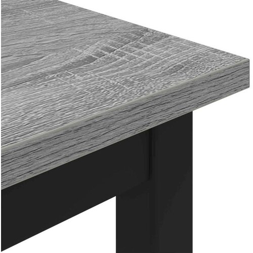  Klupa Siva Sonoma 200 x 35 x 45 cm Konstruirano drvo Slike