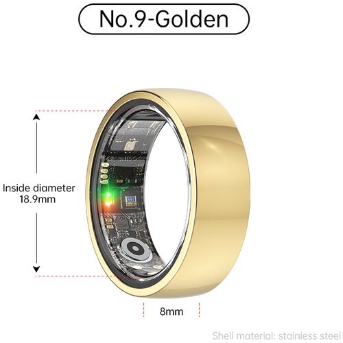 INF Pametni prstan R1000 iz nerjavečega jekla Gold 9, (21732756) Cene