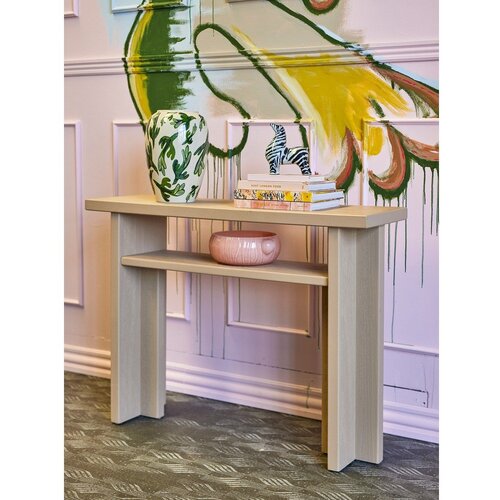 Bloomingville Pomoćni stol od masivne jele u prirodnoj boji 32x110 cm Cupa &amp;ndash; Slike