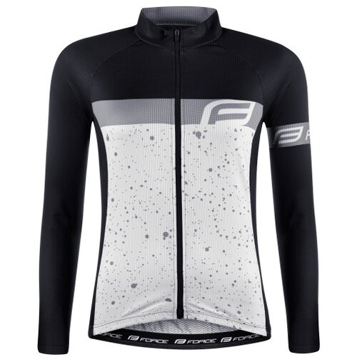 Force Dres spray dugi rukav, bela-crna m ( 9001421-M ) Cene