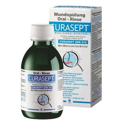 Curasept ads 212 tečnost za ispiranje usta sa 0,12% hlorheksidina (200ml) Slike